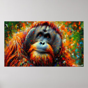 Bornean orangutan  poster