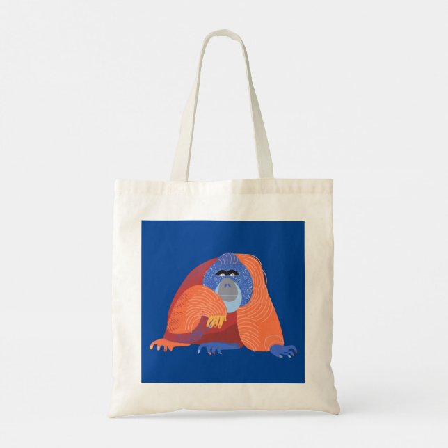 Bornean Orangutan Tote Bag (Back)