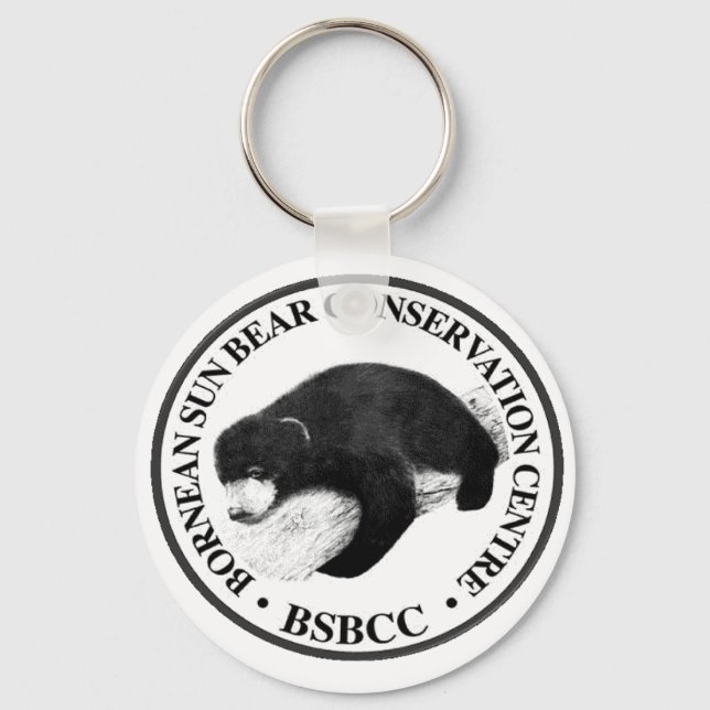 BORNEAN SUN BEAR CONSERVATION CENTRE KEYCHAIN (Front)