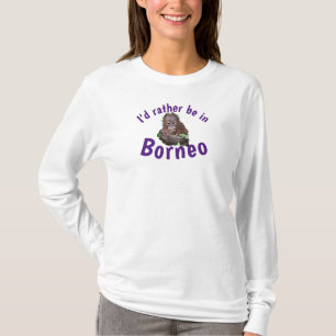 Borneo Orangutan Wildlife Travel T-Shirt