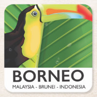 Borneo Toucan travel poster