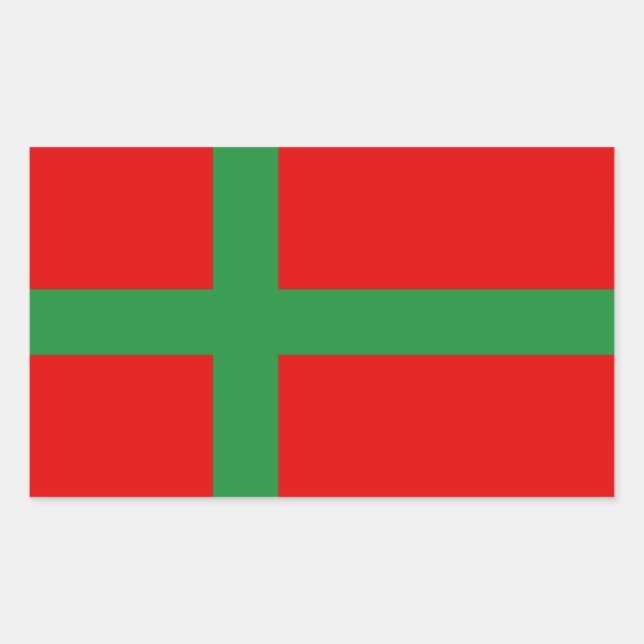 Bornholm Denmark flag region province symbol Sticker (Front)