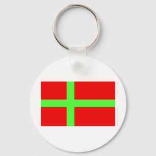 Bornholm Flag Keychain