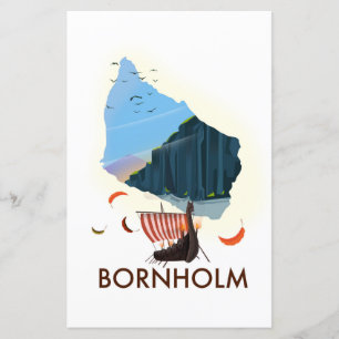 Bornholm Island Viking map