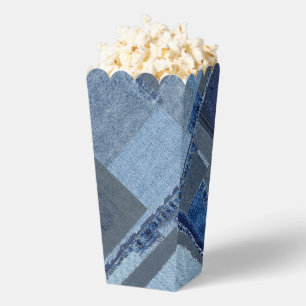 Boro Boro Blue Jean Patchwork Denim Shibori Favor Box