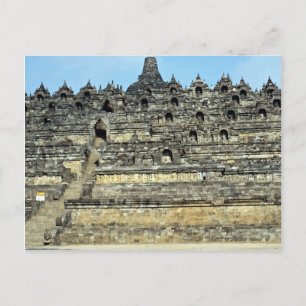 Borobudur, Java, Indonesia Postcard
