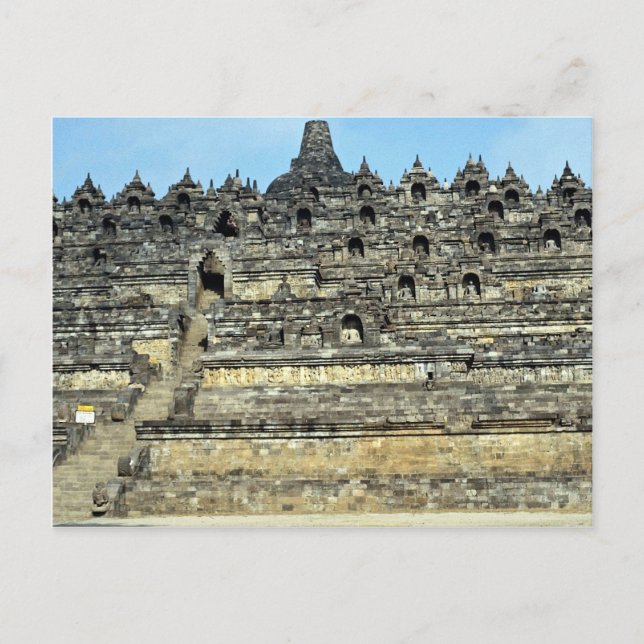 Borobudur, Java, Indonesia Postcard (Front)