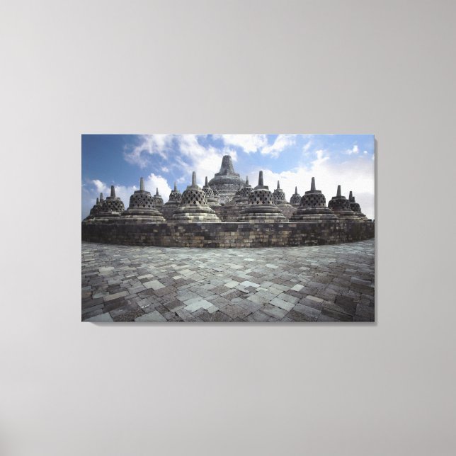 Borobudur Temple Canvas Print (Front)
