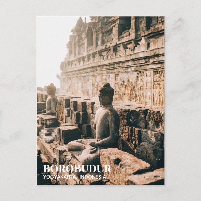 Borobudur Temple Postcard (Front)