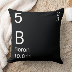 Boron Throw Pillow