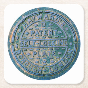 Borough of London Utility Cover - Coaster