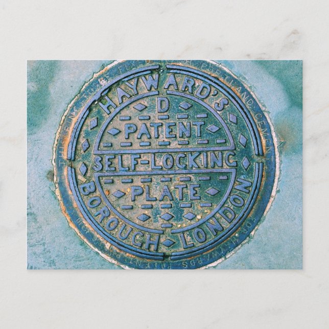 Borough of London Utility Cover Postcard (Front)