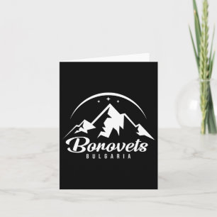 Borovets Bulgaria Ski Resort Skiing Snowboarding Card