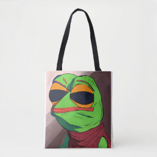 "Borpa & Badly Drawn Pepe Meme Tote Bag" Bag