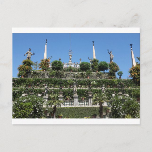 Borromeo Palace in Stresa, Italy Postcard (Front)