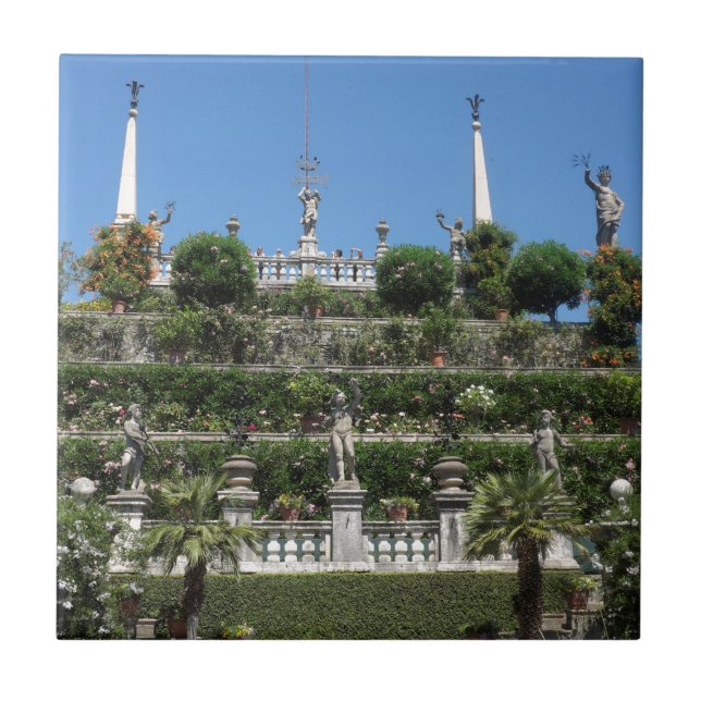 Borromeo Palace in Stresa ,Italy Tile (Front)