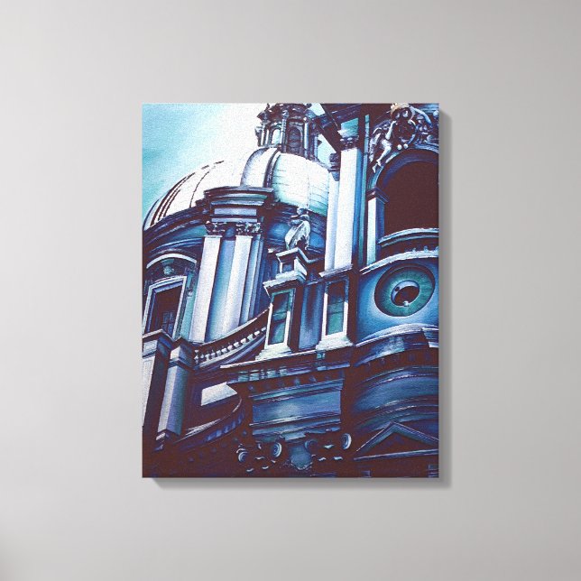 Borromini's Facade Canvas Print (Front)