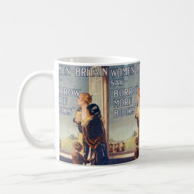 Borrow more books mug (Left)
