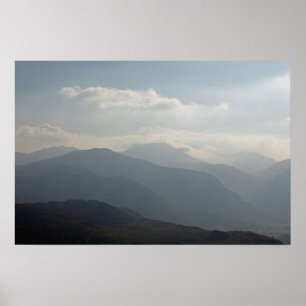 Borrowdale from Wallacrag Keswick Lake District Poster