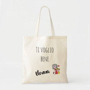 Borsa Ti voglio bene Nonna — maschietto Tote Bag