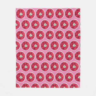 Borscht Eastern European Red Beet Beetroot Soup Fleece Blanket