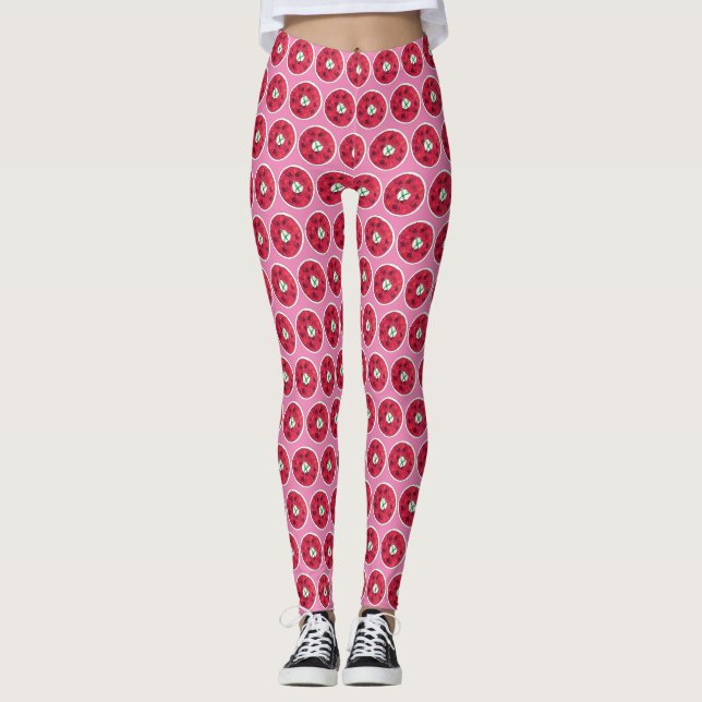 Borscht Eastern European Red Beet Beetroot Soup Leggings (Front)
