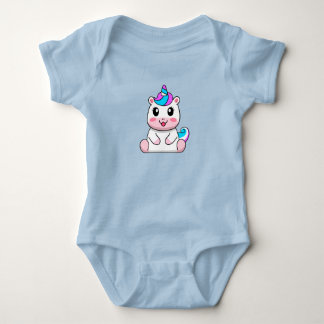 Bory baby unicorn bodysuit
