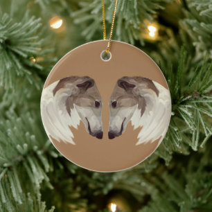 Borzoi Beauties Christmas Ornament