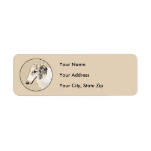 Borzoi (Brindle d'argent) Peinture originale de ch