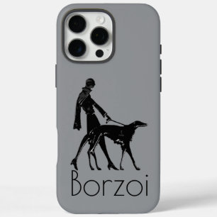 Borzoi iPhone 16 Pro Max Case