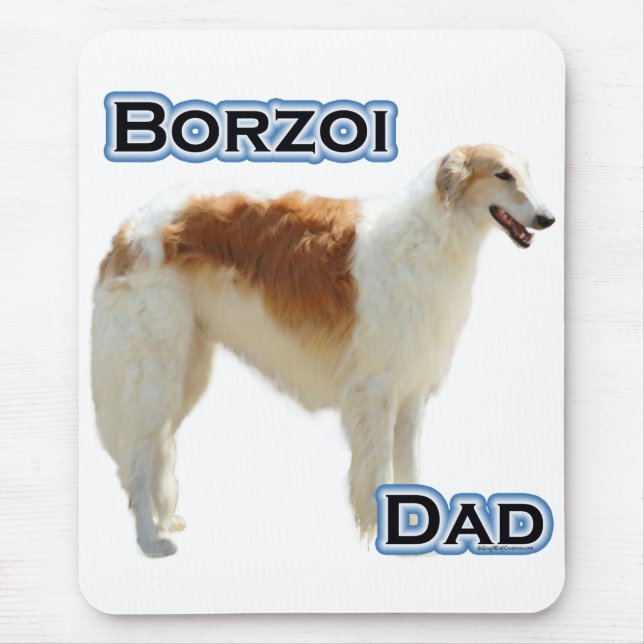 Borzoi Dad 4 Mouse Pad (Front)