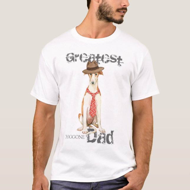 Borzoi Dad T-Shirt (Front)