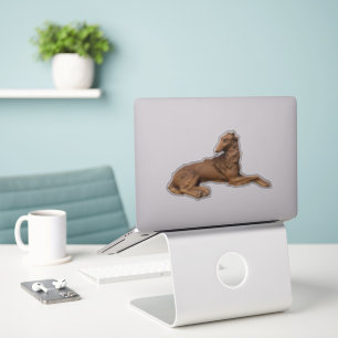 Borzoi Die Cut Vinyl Sticker
