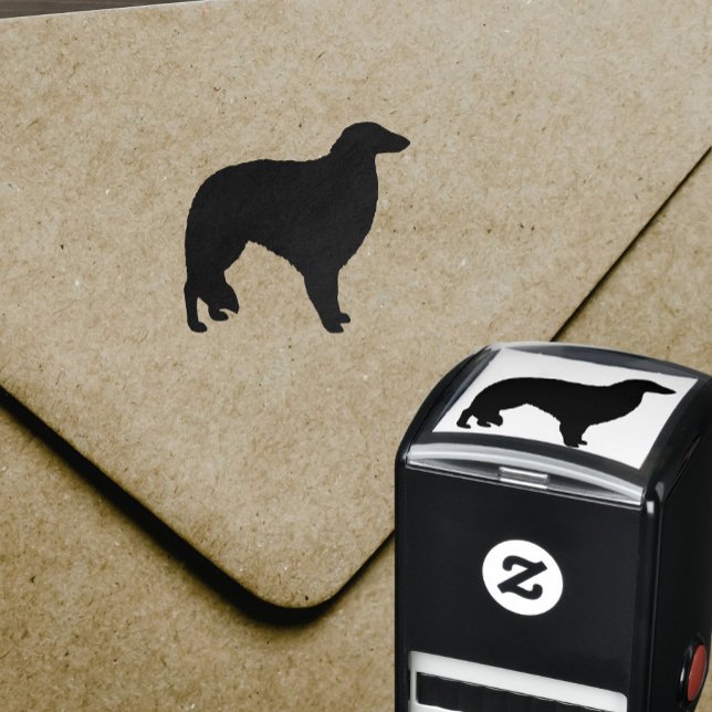 Borzoi Dog Breed Silhouette Self-inking Stamp (Creator Uploaded)