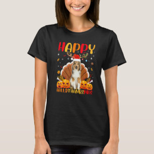 Borzoi Dog  Happy Borzoi Hellothanksmas T-Shirt
