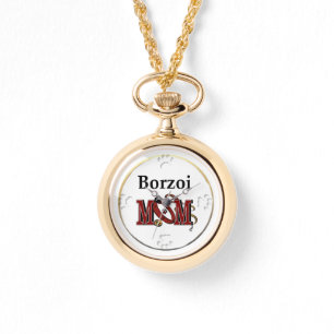Borzoi Dog MOM Watch