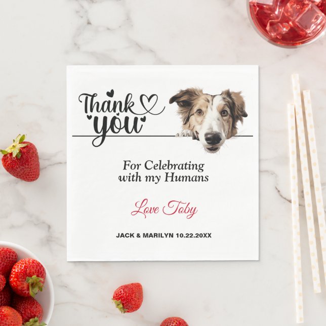 Borzoi Dog Paper Napkin (Insitu)