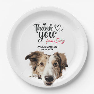 Borzoi Dog Paper Plate
