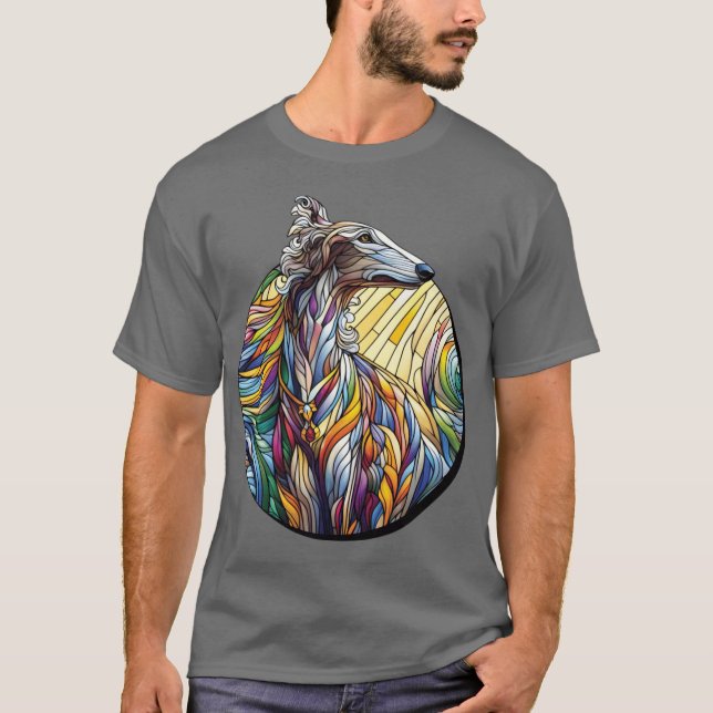Borzoi funny T-Shirt (Front)