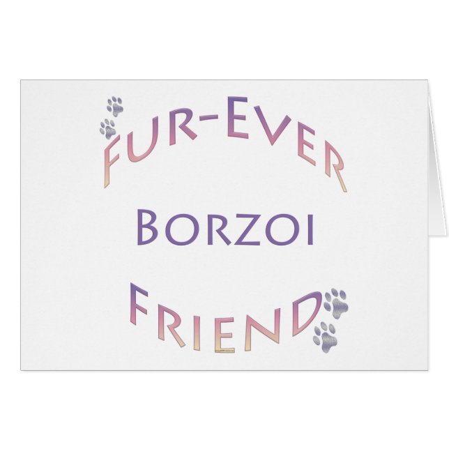 Borzoi Furever (Front Horizontal)