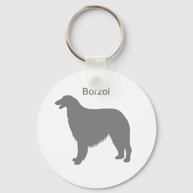 Borzoi g5 keychain (Front)