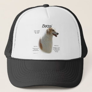 Borzoi History Design Trucker Hat