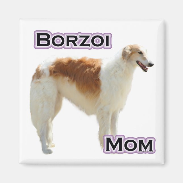 Borzoi Mom 4 - Magnet (Front)