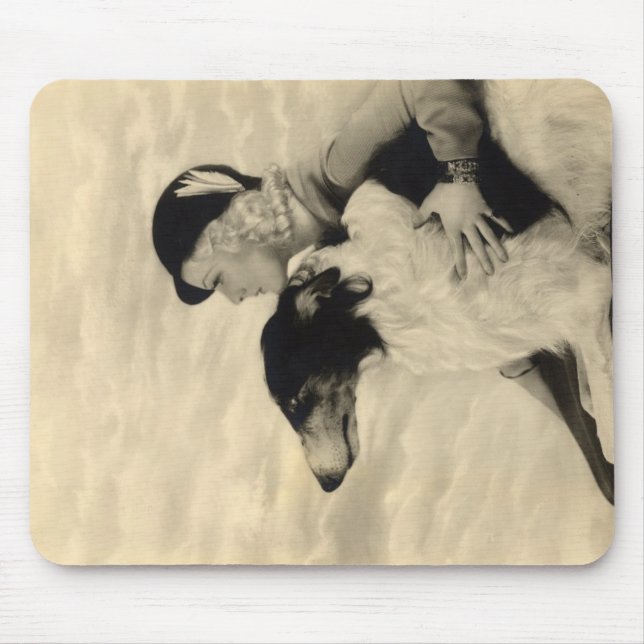 Borzoi Mouse Pad (Front)