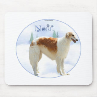 Borzoi Noel Mouse Pad
