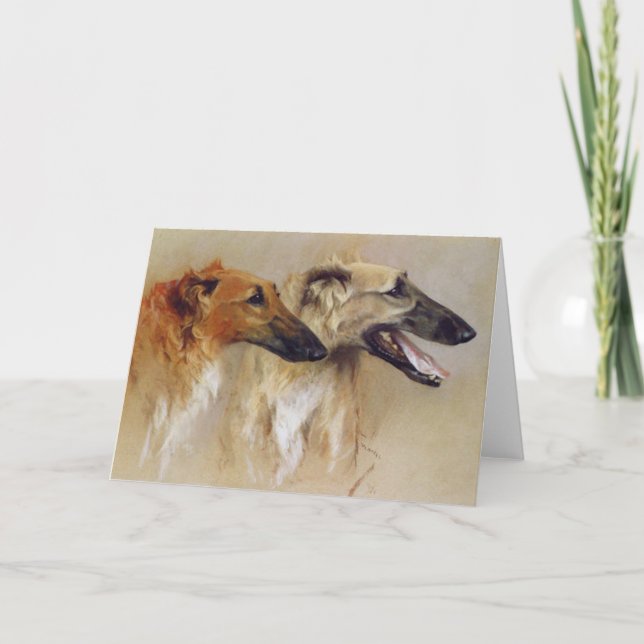 Borzoi Profile Card (Front)