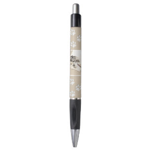 Borzoi (Silver Brindle) Painting Original Dog Art Pen