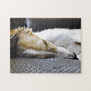 Borzoi Slumber Jigsaw Puzzle