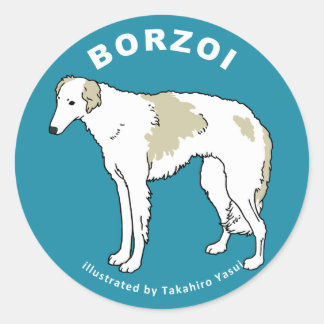 Borzoi Sticker