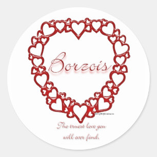 Borzoi True Love - Sticker